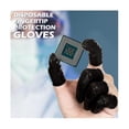 thumbnail image 3 of Guantes protectores desechables de látex YONGSHENG 800 Uds Negro, 3 of 5