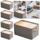 thumbnail image 3 of Organizador Sujetadores Caja Almacenamiento Plegable para Pantalones Vaqueros Doméstico Tela (gris XL) 5 Uds., 3 of 4