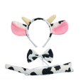 thumbnail image 1 of JM Little Cow Tail Dressing Set (Juego de Tres Piezas), Bufanda con Orejas de Animal, Diadema para Juego de Roles con Orejas y Cuerno de Vaca, Gorros y Disfraces JM, 1 of 5