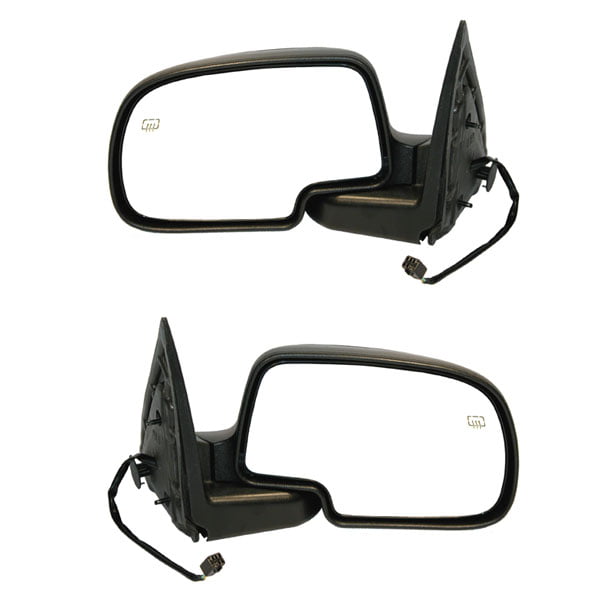 Free Delivery and Returns Discount Supplements Satisfied shopping FOR 99-02  Silverado GMC Sierra 1500 Pair Black Side View Mirrors Power Heated