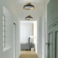 thumbnail image 4 of Modern Minimalist Close to Ceiling Lighting, Dome Shade Farmhouse LED Flush Mount Ceiling Light for Bedroom Kitchen Hallway, 4 of 7
