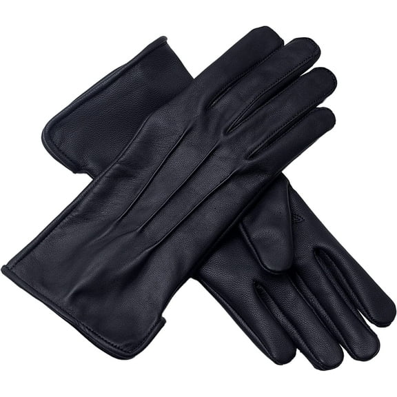 Genuine Leather Unlined Women Dress Gloves With Beautiful Standard Length Extended Up to 2 Inches From Wrist