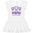 thumbnail image 3 of Inktastic Epilepsy Awareness Month Ribbon Girls Baby Dress, 3 of 5