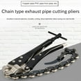thumbnail image 2 of Chain Exhaust Tube Pipe Cutter Multi Wheel Blade Tail Pipe Cutter Chain Cutter Automotive Exhaust and Tailpipe Chain Cutter Tool,1 x Chain pipe cutter Tool, 2 of 5