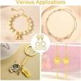 thumbnail image 2 of 1200PCS Jump Rings for Jewelry Making Kit, Gold, Jewelry Making Supplies and Necklace Repair, Modern Style, Small Size, Not Foldable, 2 of 7