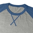 thumbnail image 6 of WXLWZYWL Long Sleeve Top for Men Long Sleeve Tee Round Neck Chest Cross Stitching Regular Fit Stylish Everyday Home Casual Outdoor Walking, 6 of 6