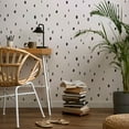 thumbnail image 5 of Tempaper Brushmarks Black Peel and Stick Wallpaper, 20.5" x 16.5', 5 of 8