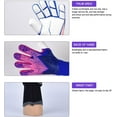 thumbnail image 5 of Elite Pro Strapless Goalkeeper Gloves, Professional Match Soccer Gloves with 4mm Contact Latex for Maximum Grip and Ball Control, 5 of 6