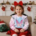 thumbnail image 2 of Uorisanigo Toddler Sweatshirt Novelty Pullover Sweater Tops with Ruffle Shoulder, Cherry Blossom Butterfly Pink Kids Sweatshirt Girls Sweaters Shirts Fall Trendy 4-5T, 2 of 7