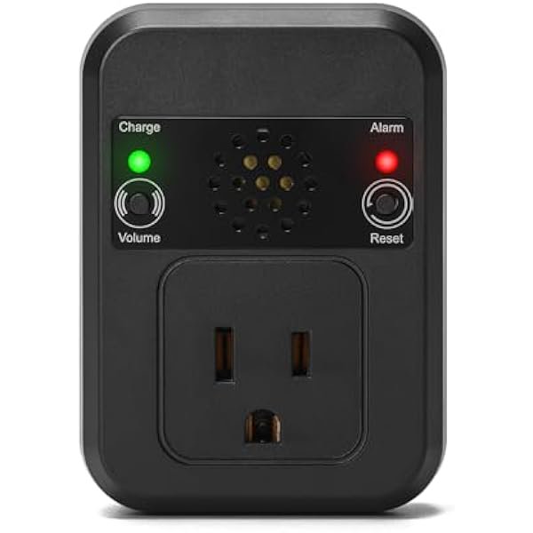 Alarma de corte de energía para congelador, Briidea con luces indicadoras LED y alarma ajustable de 80-120 dB, ideal para monitorear refrigeradores, congeladores y aguas residuales.