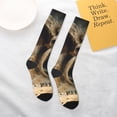 thumbnail image 6 of JUNZAN Fun Novelty Knee Warmer High Socks-Ancient Skull Cave Landscape, 6 of 8