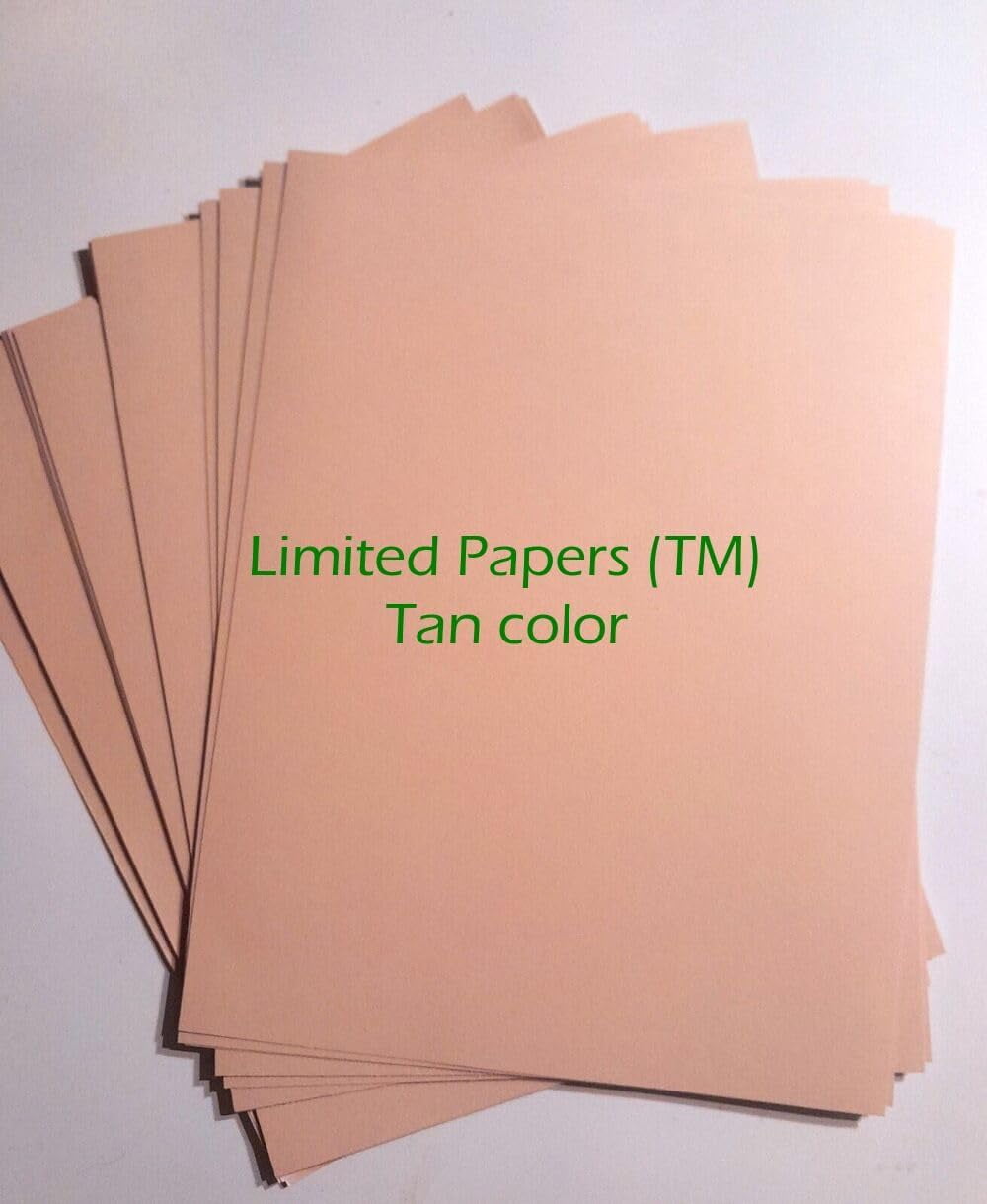 Copy And Print Paper, 11"x17", 24 lb, Tan, 500 Sheets (24 pound, 11"x17")