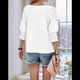 thumbnail image 2 of Blusa Informal con Cuello Redondo y Mangas para Mujer, Color , XXL, 2 of 7