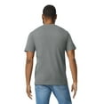 thumbnail image 3 of Gildan Short Sleeve Crewneck T-Shirt, Softstyle Midweight Classic Shirt, Graphite Heather Tee, L, 3 of 5
