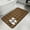 Brown, variant on Brown Buffalo Plaid Washable Area Rugs for Living Room Bedroom, Large Non Slip Indoor Floor Carpet Absorbent Low Pile Vintage Classic Striped Gingham Door Mat Rugs for Bathroom Entryway 47.2"x63"