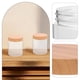 thumbnail image 3 of Tarro de almacenamiento hermético de 6 uds, tarros de plástico transparente, contenedor de almacenamiento de alimentos secos para cocina, 3 of 5