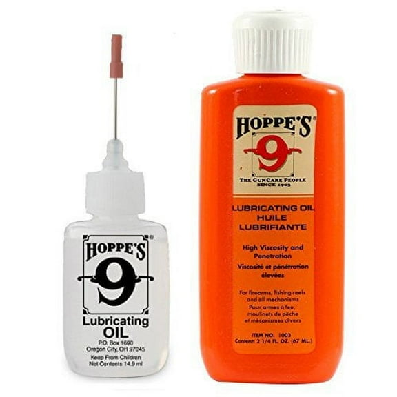 Hoppe's Lubricating Oil 14.9mm Squeeze Bottle, 2-1/4 oz, ("Pack"2)