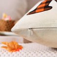 thumbnail image 5 of Fall Pillow Cover 18x18in 4pcs Set, Buffalo Checkered Pumpkin, 5 of 5
