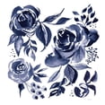 thumbnail image 2 of Rice, Kristy 20x20 White Modern Wood Framed Museum Art Print Titled - Delft Delight IV DB No Words, 2 of 4