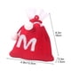 thumbnail image 3 of Bolsas de Dulces Navideñas de Letras, Diseño de Punto Bordado, Decoración Navideña Personalizada, Adorno de Versátiles para El Árbol, Porta Tarjetas de Regalo, Fácil de Colgar, Decoración Festiva par, 3 of 5