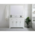 thumbnail image 6 of 48 inch Single Bathroom Vanity in White with Backsplash, 6 of 8