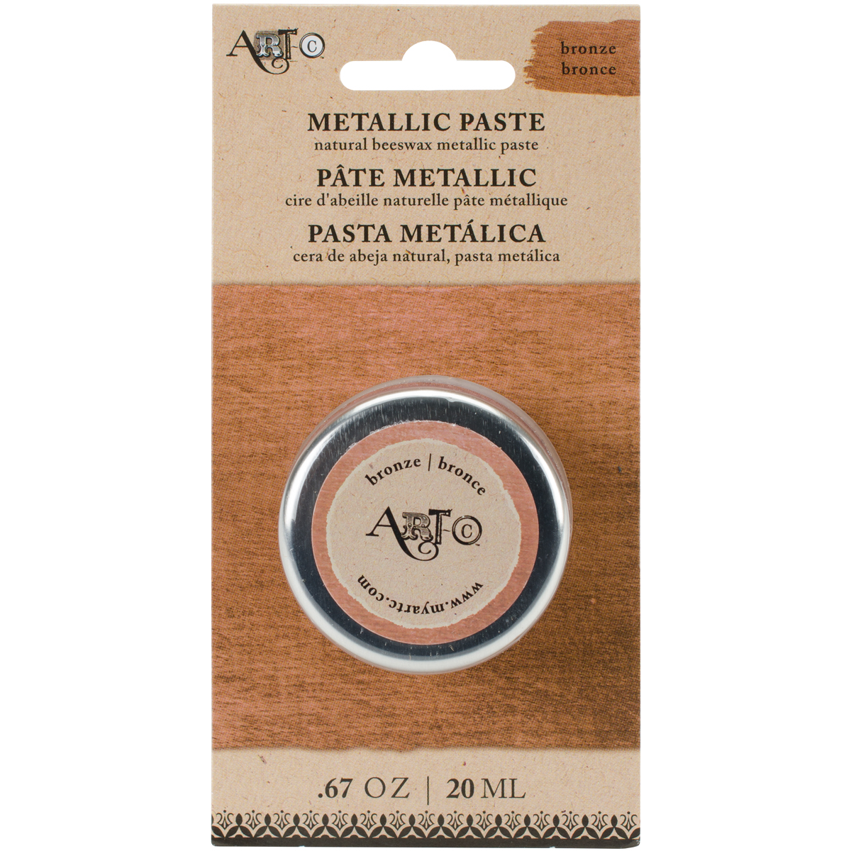ArtC Wax Paste Metallic 20mlBronze