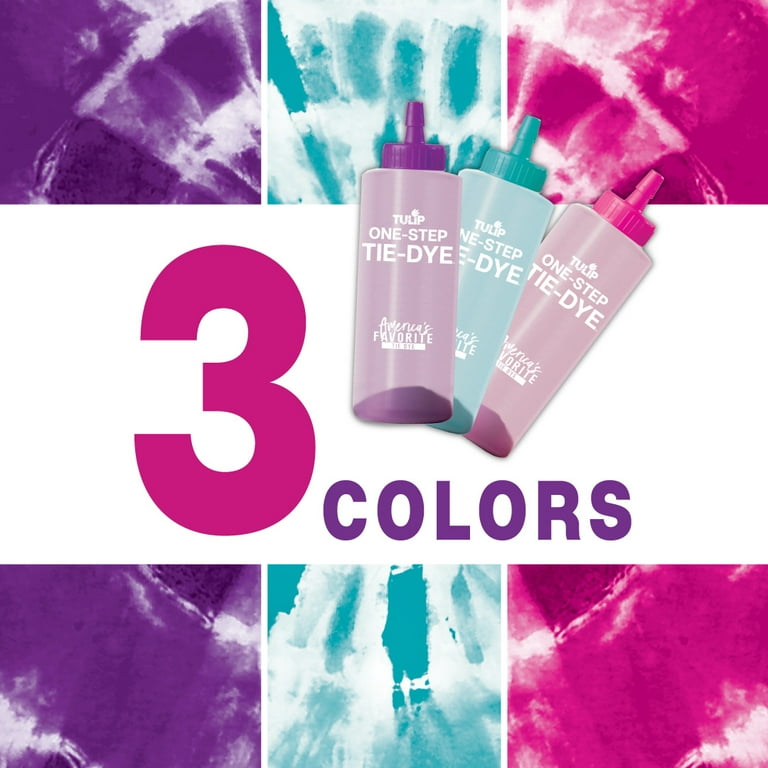 Tulip One-Step Tie-Dye 3 Color Kit, Paradise Punch, DIY Tie Dye