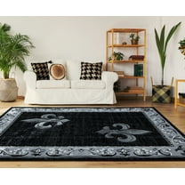 United Weavers Drachma Peleus Transitional Border Accent Rug, Grey, 2'7" x 4'2"