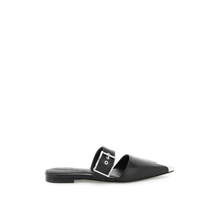 

Alexander mcqueen punk flat mules