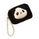 thumbnail image 5 of Monedero organizador con forma de panda, minicartera de peluche bonita para ir de compras, viajar, para mujer Cuadrado, 5 of 9