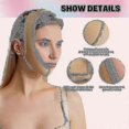 thumbnail image 4 of 2024 Medical Head Wrap For Face Lift, Neck, Plastic Oral Surgery Chin Mask Lift Post Surgery Compression Garment After Liposuction Surgery Recovery Ne, 4 of 5