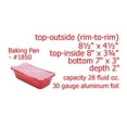 thumbnail image 2 of KitchenDance Disposable 2 Pound Closable Loaf Pan w/Colore, 2 of 3