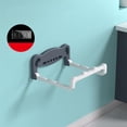 thumbnail image 6 of Necvior Rustproof Bathroom Wall Organizers Plastic Storage Shelf Without Drill Required, 6 of 13