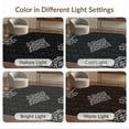 thumbnail image 7 of ODIKA 2'x3' Ultra-Soft Accent Mat, Gothic Vintage Haul Mirrored Border Interlocking Corridor Grey None Washable, Bare feet friendly, Easy Care Indoor rug for Bedside, Footrest, 7 of 7