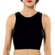thumbnail image 4 of Sujetador deportivo con espalda cruzada para mujer - Sujetador deportivo de alto impacto para gimnasio, negro, L, 4 of 8