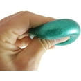 thumbnail image 6 of 6 Balls Total - 2 Packs of 3 - Small 1.5" Metallic Glitter with Thick Gel Mold-able Stress Ball - Ceiling Sticky Glob Balls - Squishy Gooey Shape-able Squish Sensory Squeeze Balls, 6 of 8