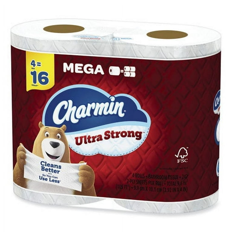 Ultra Strong Bathroom Tissue, Septic Safe, 2-Ply, White, 242 Sheet/Roll, 18/Pack Ultra Strong Bathroom Tissue, Septic Safe, 2-Ply, White, 242 Sheet/Roll, 18/Pack