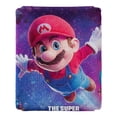 thumbnail image 3 of Toalla de playa Universal Mario Bros 70 cm x 140 cm azul marino, 3 of 4