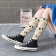 thumbnail image 6 of Picia Women Crew Soft Moisture-wicking Socks Cartoon Chickens Pattern Design Cotton Socks, One Size fit All, 6 of 9
