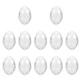 thumbnail image 4 of 12 huevos transparentes, huevos de Pascua rellenables, suministros para la búsqueda de Pascua, decoraciones para el hogar, cajas de dulces, canastas Claro, 4 of 8