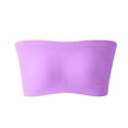 thumbnail image 5 of Aobny Fitted Womens Bras Sleep Purple Strapless Minimizer Nylon Bandeau 2025 Juniors Bras,36-40, 5 of 8