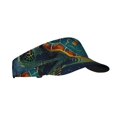 thumbnail image 1 of Fotbe Surfing Turtle Visera Deportiva con Diseño, Gorra Abierta Ajustable de Algodón para Mujer y Hombre, 1 of 7