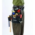 Husky Framer Tool Pouch 2 Pocket with Leather Electrician Carpenter