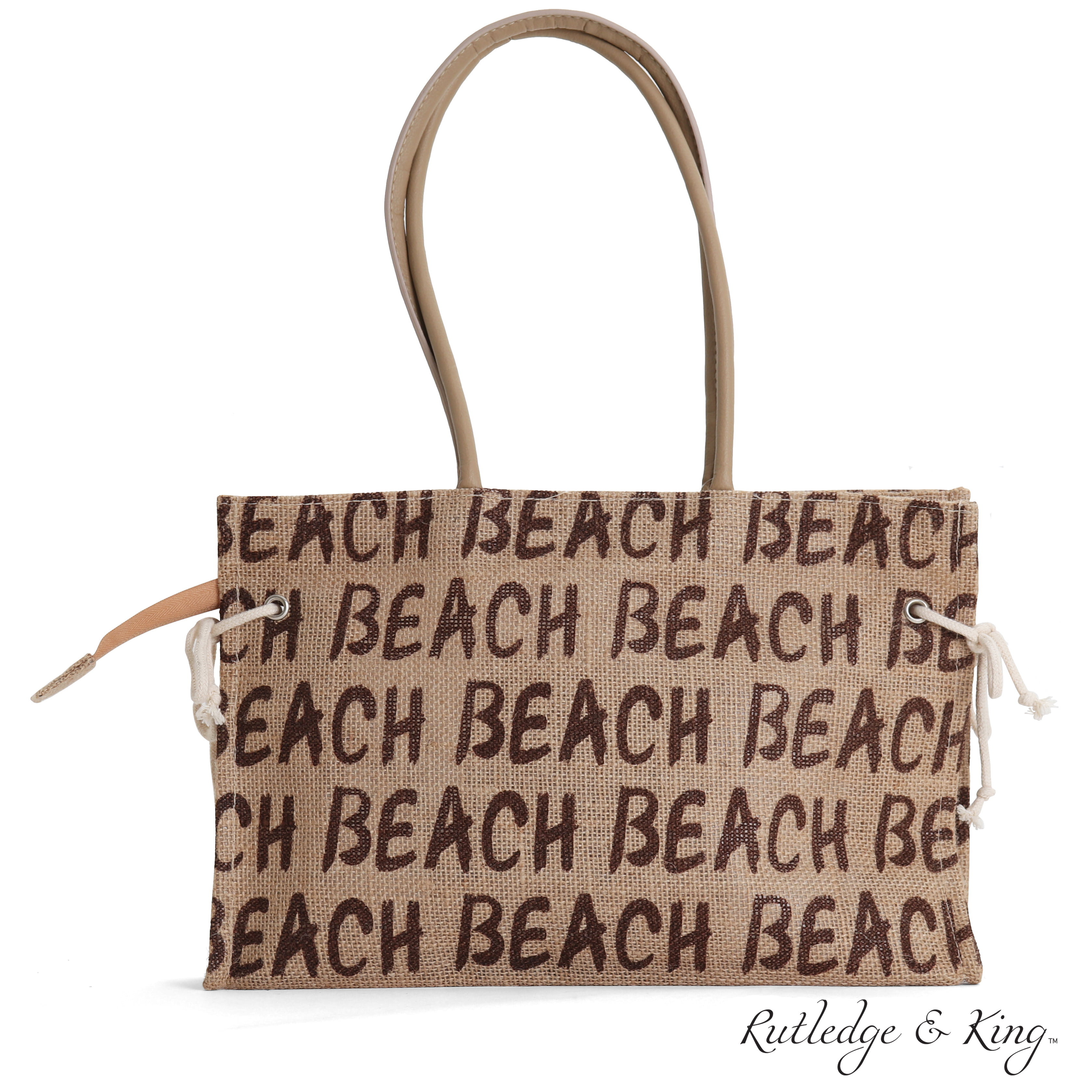 Large Tote Bag with Rope Handles Beach Tote Rutledge & King™ Beach Bag Tote Bag