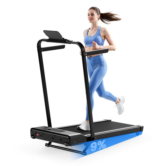 Folding Treadmill for Home,3 in 1 Under Desk Treadmill for Home&Office,Speed Range 7.5mph,300lbs Weight Capacity