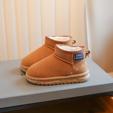 

Korean Style Girls‘ Snow Boots New Children‘s Casual Foot Warm Short Boots Boys‘ Thickened Large Cotton Boots