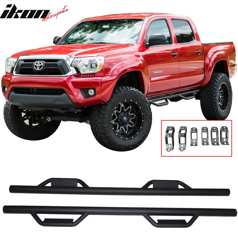 Ikon Motorsports Running Boards for 0518 Toyota Crew Cab