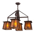 thumbnail image 6 of Meyda Tiffany 163118 Prairie Loft 4 Light 28" Wide Chandelier - MultiColor, 6 of 6