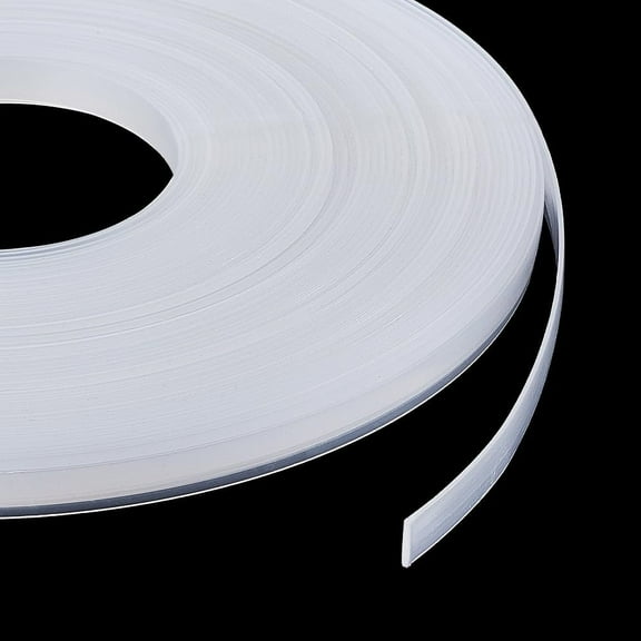 20 Yards Plastic Boning DIY for Sewing 10x1.5mm Clear Boning Corset Boning Flat Stays Boning Webbing Boning DIY for Sewing Corset Crafts Wedding Dress Hats Nursing Caps Bridal Gowns Making