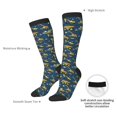 thumbnail image 4 of Fotbe Modern Excavator Calcetas Divertidas Estampadas para Hombre y Mujer, Calcetas de Algodón hasta la Rodilla para Caminar, Correr, Enfermería y Embarazo, 4 of 6